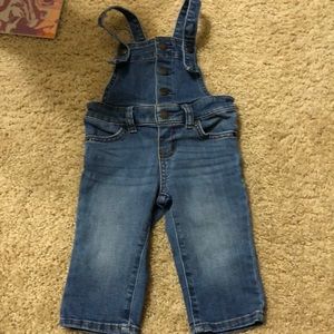 Denim overalls